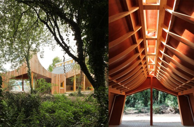 Interior The Wooden Classroom by Studio Weave
