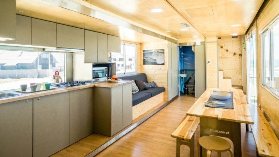 Truck Surf Hotel common area