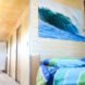 The bedroom of the Truck Surf Hotel
