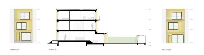 graphic design of the section view