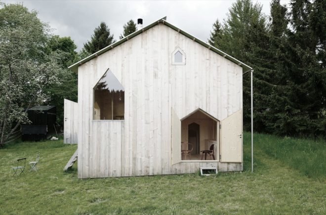 View of one side of the chalet