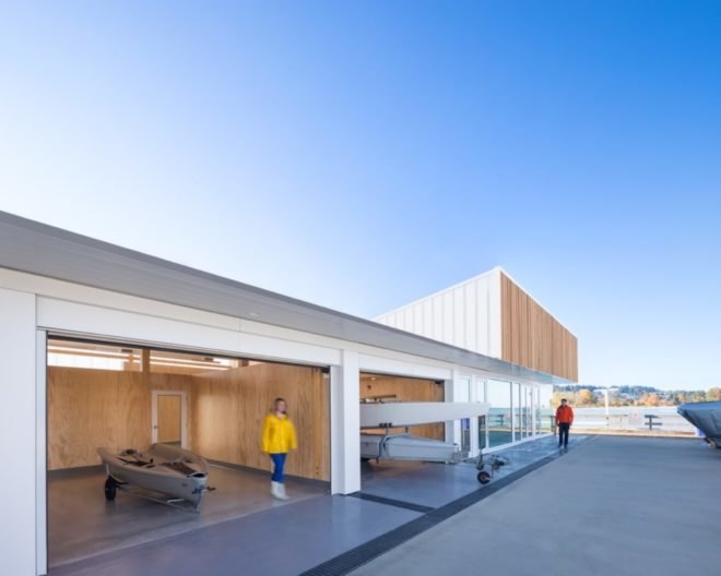 Garage doors opening up