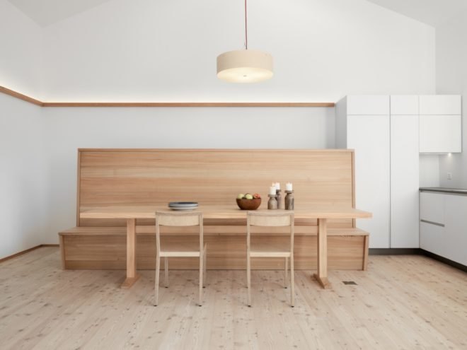 dining room with wooden table and chairs
