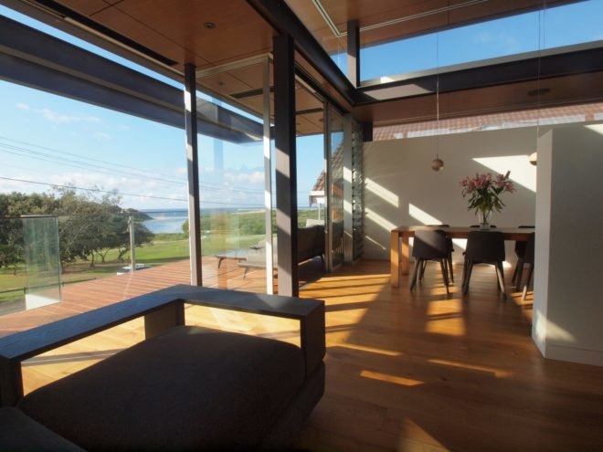 full height windows with view