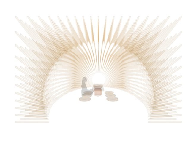 concept rendering from entrance