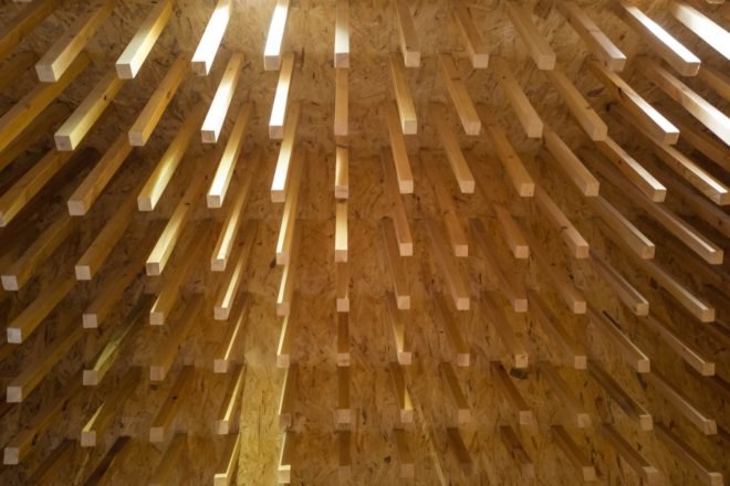 Close up of timber sticks