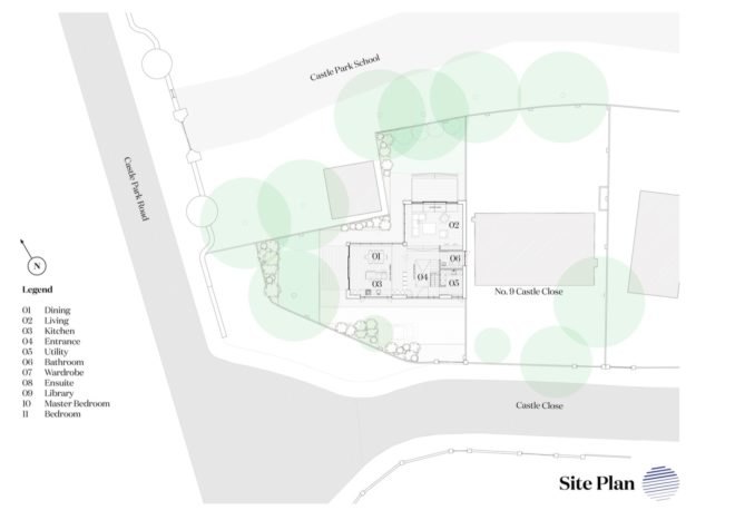 site plan of house