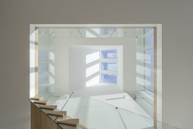 looking up at skylights