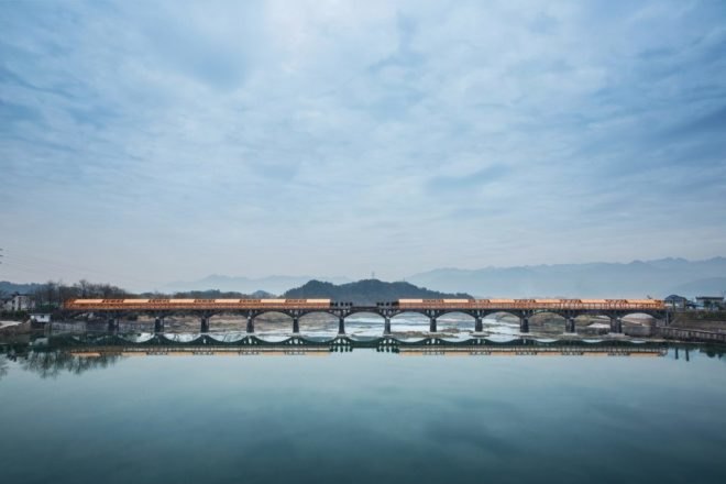 bridge seen from across the water