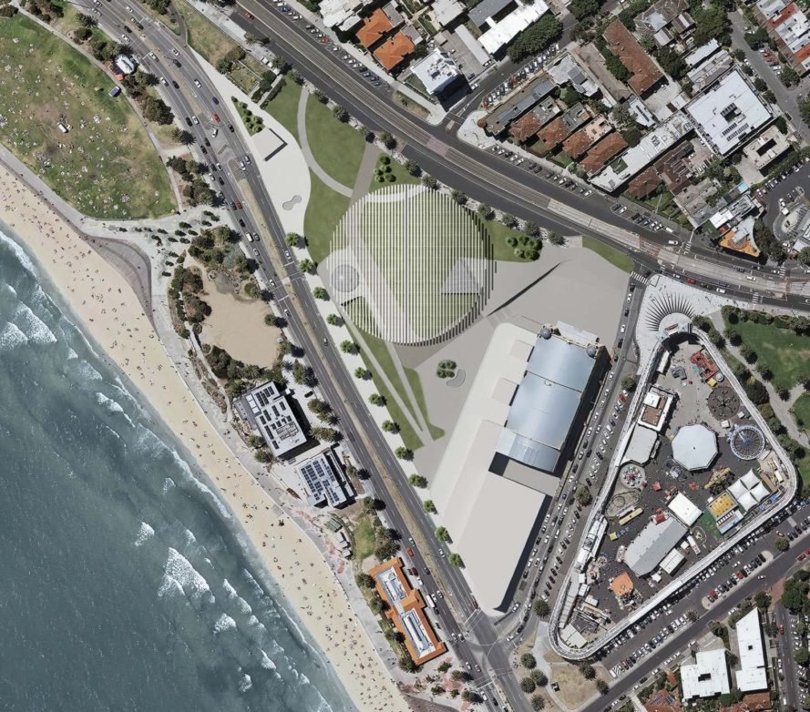 aerial view