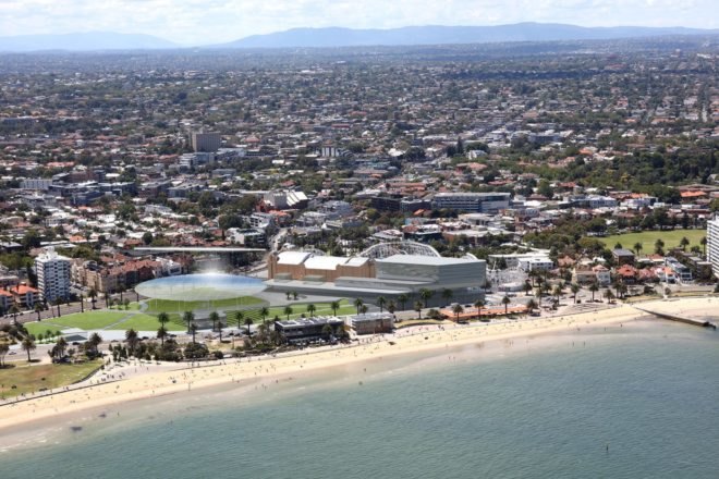 bird's eye view of the sun ray pavilion