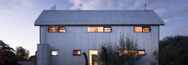 Recyclable House gray exterior
