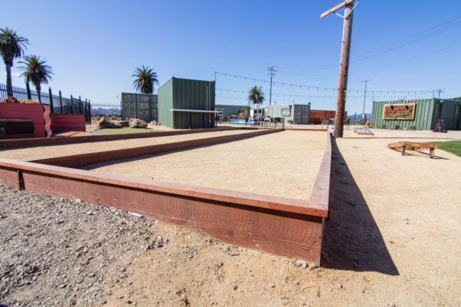 bocce ball court