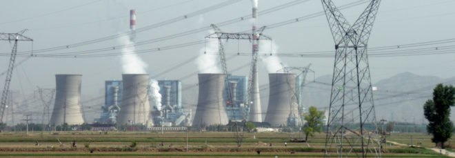 Coal-fired power plant in Shanxi, China