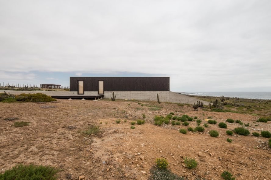 a home set on a desert landscape