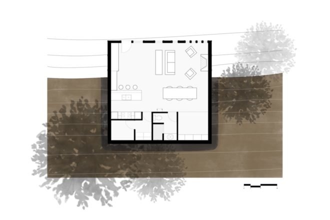 floor plan of the main building