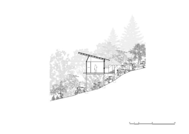 elevation view of cabin