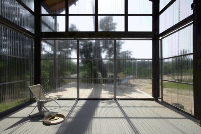 interior view of the outdoors