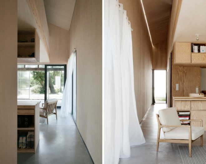 interior space leading out to large deck
