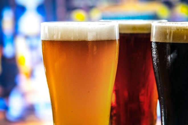 glasses of beer