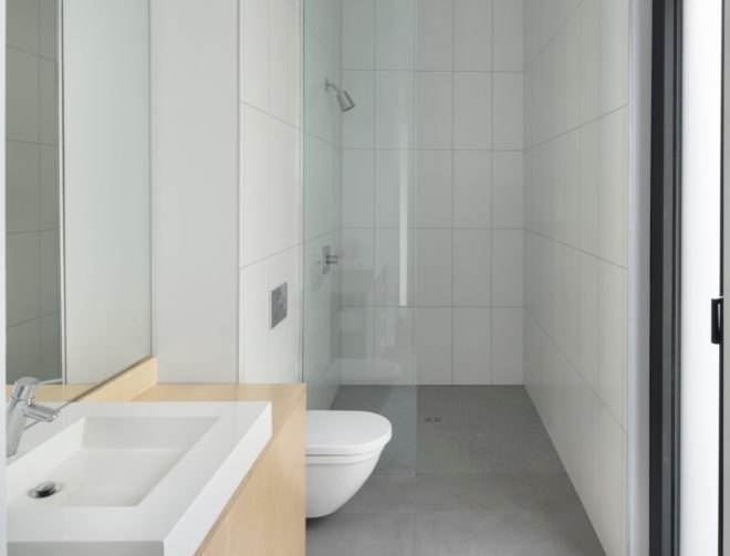 small white bathroom