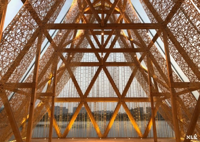 close-up of wood pattern