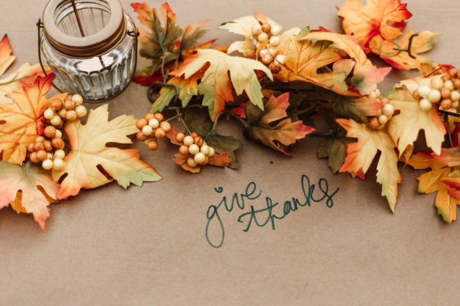 leaves and berries on brown paper