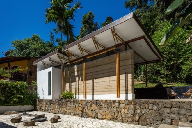 white and bamboo guesthouse