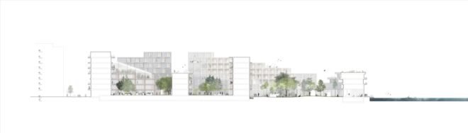 drawing of buildings