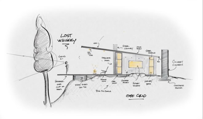 layout drawing of cabin design