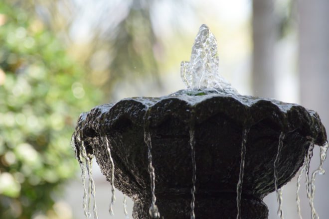 black water fountain