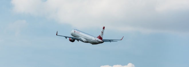 airplane in the sky