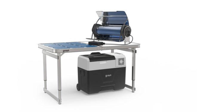 GoSun solar kitchen with table