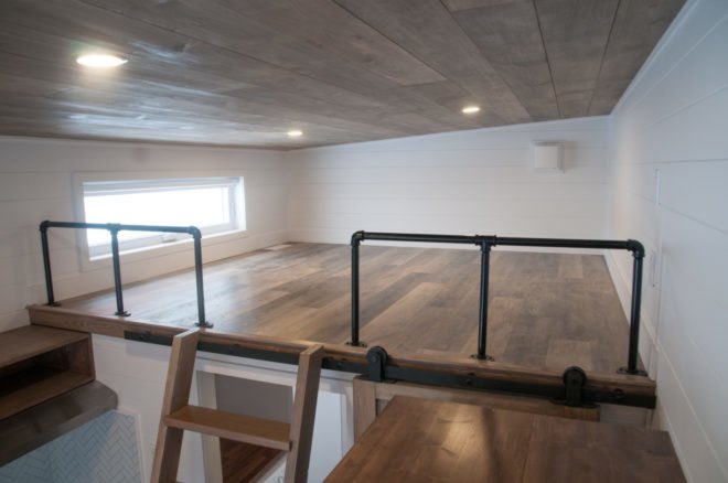 sleeping loft with window