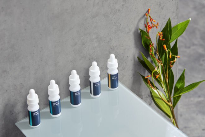 tubes of skincare on a table