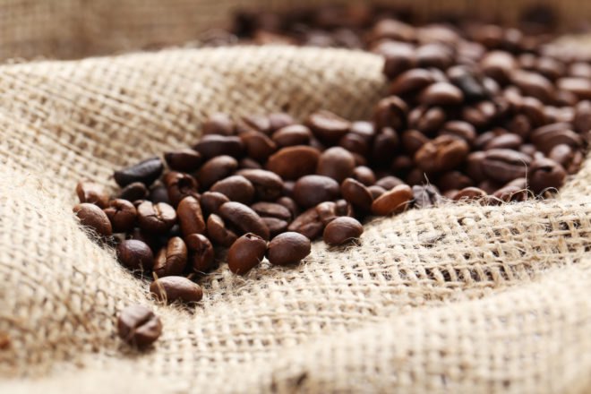 hemp bag with cocoa