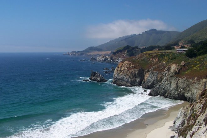 California coastline during the day