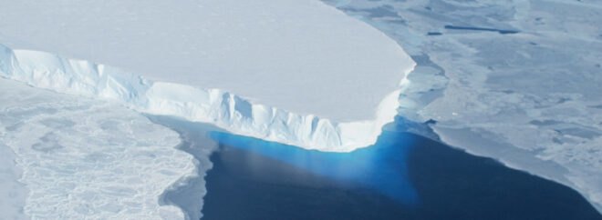 Thwaites Glacier in Antarctica