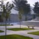 walkways and green spaces in a park
