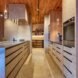 kitchen with tan cabinets