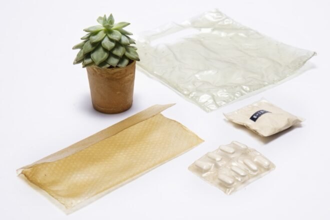 bioplastic packaging for plants and medicine
