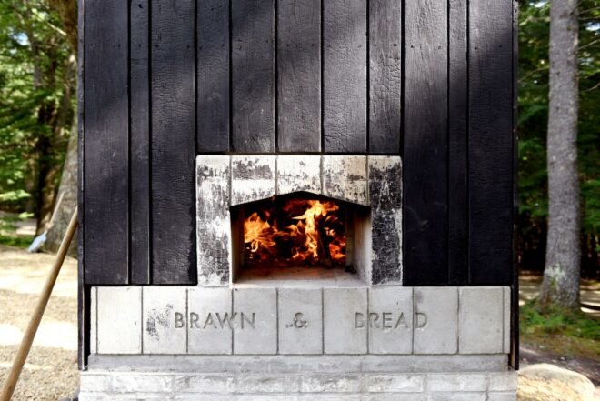 wood burning oven