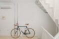 bicycle on stairwell landing