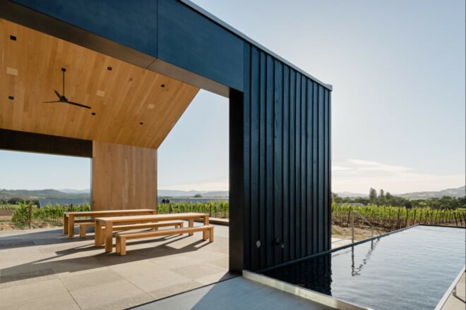 covered outdoor seating area