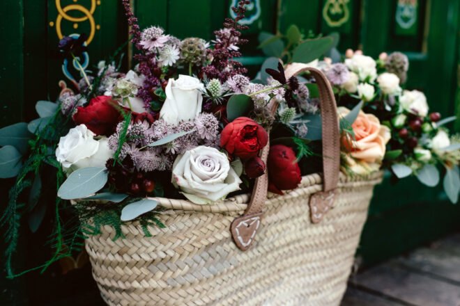 basket of flowers