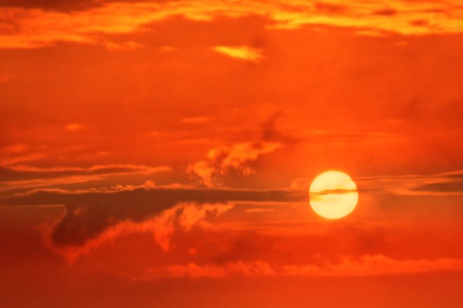 orange sunset