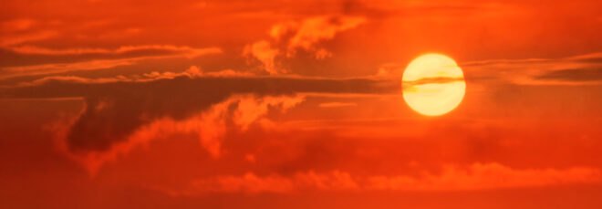 orange sunset