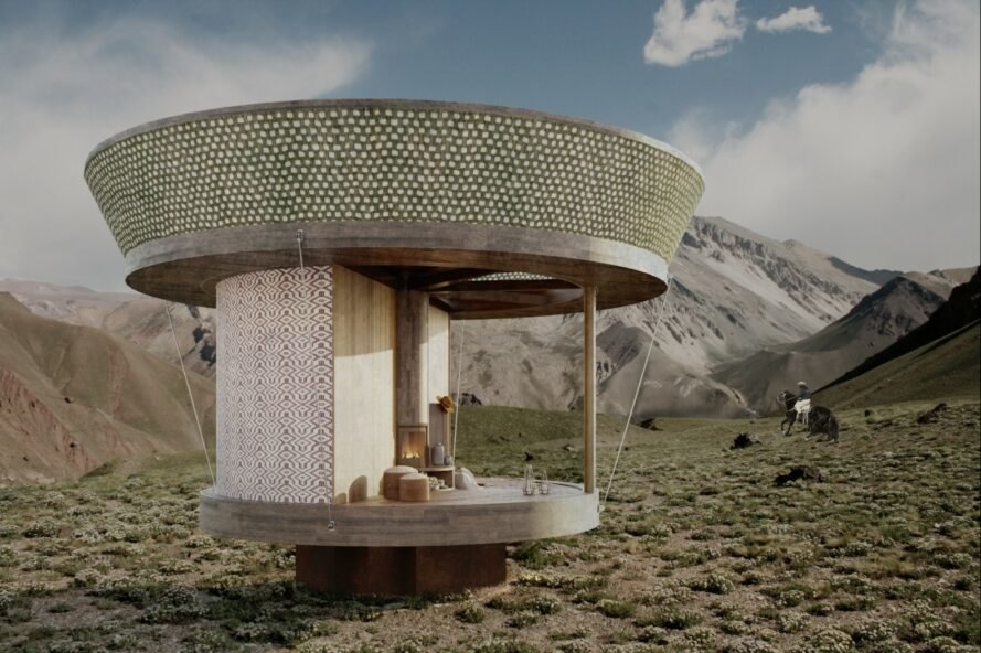 round structure with open layout