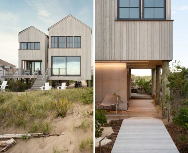 large wooden home built on stilts