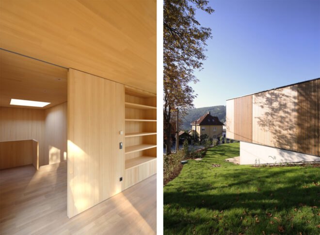 interior and exterior of the home